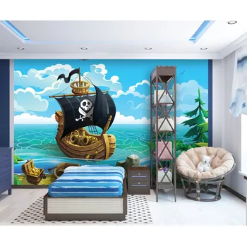 Tapeta Malvis ® Tapeta Pirátská loď Vel. (šířka x výška): 432 x 290 cm