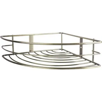 Koupelnový nábytek Polička koupelnová rohová zlatý antik