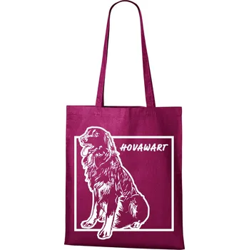 Plátěná taška Hovawart, Barva Purpurová, Velikost 40×45 cm, Canvas Nákupní taška Bezvatriko.cz 1359