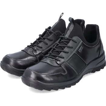 Dámské polobotky Dámské kožené polobotky L7150-00 Rieker černé Barva: schwarz, Velikost: 38