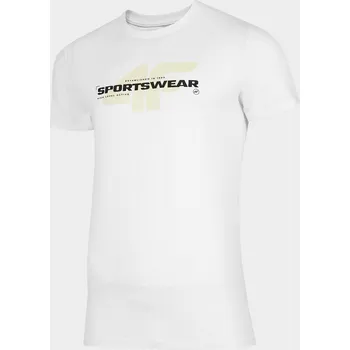 Pánské tričko 4F H4Z22-TSM032 WHITE Pánské tričko US XL