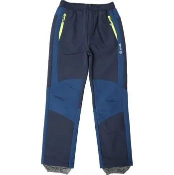 Chlapecké kalhoty Chlapecké zateplené softshellové kalhoty tm. modré WOLF B2296 Velikost: 98