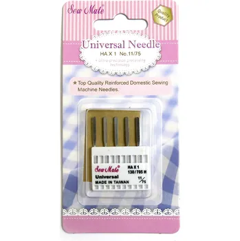 Sew Mate JEHLA 130/705H / HAX1 SÍLA 75/11 SEW MATE, OSTRÁ ŠPIČKA, BALENÍ 5KS