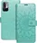 Forcell Mezzo Book pro Xiaomi Redmi Note 10 5G/Poco M3 Pro/Poco M3 Pro 5G, mandala/zelené