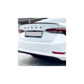 Tuning Dummy – koncovky výfuku se středovou lištou, černý lesklý klavírlak Škoda Octavia IV sedan/Combi -- od roku výroby 2020- SLEVA 2%