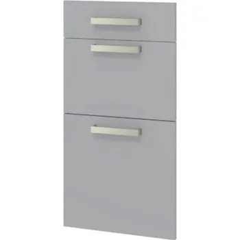 Kuchyňská skříňka Skříňkové dveře BE SMART Modern XL C 40 3Z šedá lesk