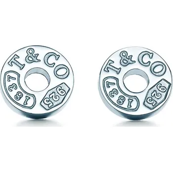 Náušnice Tiffany & Co. Luxusní stříbrné kruhové náušnice 19710424 + originální balení + 2 měsíce na vrácení zboží