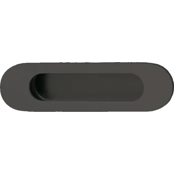 Nábytkové kování Häfele Úchytka pro frézování LIONES / černá matná