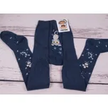 České punčocháče TREPON ISTI modrý melír s kočkou a myškami velikost oblečení - děti: 110/116