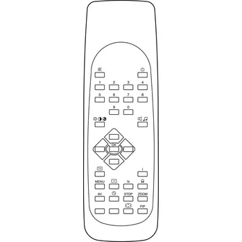 Dálkový ovladač TESLA RR104 - náhradní dálkový ovladač