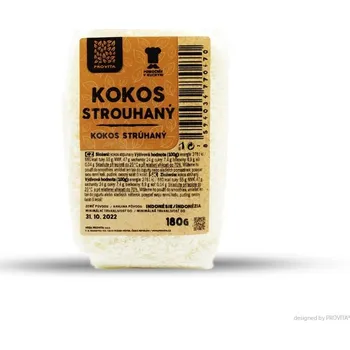 Sušená potravina *Kokos strouhaný 180g, Provita (MDT 31.12.2025)
