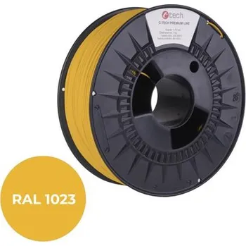 Filament C-TECH tisková struna PREMIUM LINE ( filament ) , ASA, dopravní žlutá, RAL1023, 1,75mm, 1kg