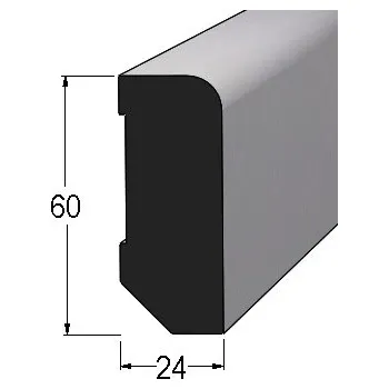 Stropní lišta Podlahová lišta - P 6025 SM /240 nast.