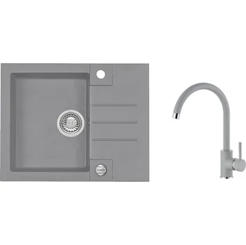 Granitový dřez ALVEUS CZ SET ALVEUS ROCK 30/81 + BATERIE ROXA 81