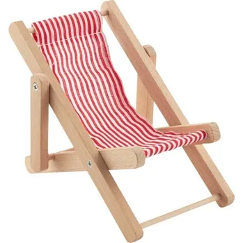 Doplněk pro panenku Nábytek pro panenky - Skládací plážová židle (Goki) - Doporučujeme