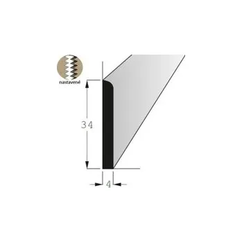 Stropní lišta Rohová vnitřní lišta - RV 3404 SM /240 nast.