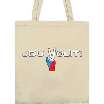 Nákupní taška Nákupní taška unisex s potiskem Jdu volit!