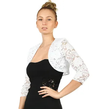 Bolerko Glara Společenské dámské krajkové bolerko 517553