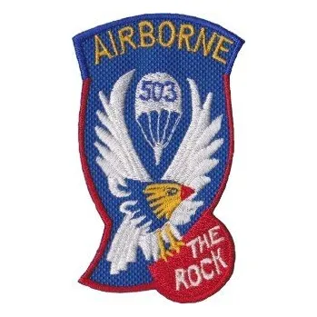 Nášivka NAVYS Nášivka Airborne 503 the Rock E-1