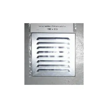 Větrací mřížka Mřížka Al bez barvy 190x190