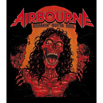 Nášivka nášivka na záda, zádovka Airbourne - Breakin Outta Hell