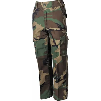 Chlapecké kalhoty MFH Kalhoty dětské BDU maskovací Woodland Camo MFH® Adventure 17152T Velikost: 146/152