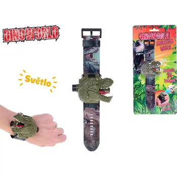 Hodinky Dinoworld projektor/hodinky 22,5 cm na baterie obrázků - mix variant či barev