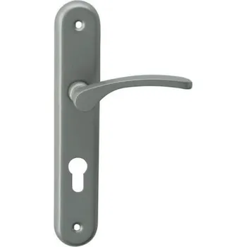 Dveřní kování C-Laura ECONOMY V F/72 stříbrná (šedá)