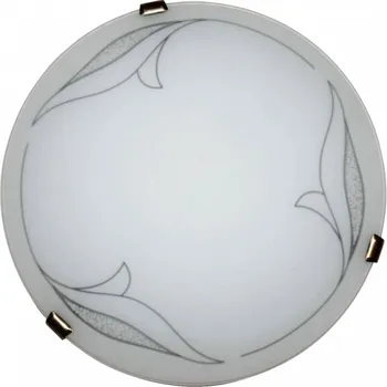 Arguslight 51120/40/18W LI Stropní svítidlo OPTIMA LED 18W sklo dekor list : Barva LED - 3000K, Háčky - mosaz