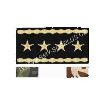 Nášivka NAVYS Nášivka hodnost armádní generál AČR malá Provedení: maskovací