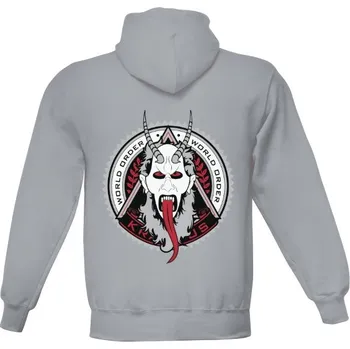 Pánská mikina Pánská mikina s kapucí s potiskem krampus pánské