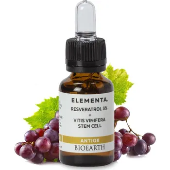 Pleťové sérum BIOEARTH Elementa sérum: Resveratrol + hroznové kmen. buňky 15ml