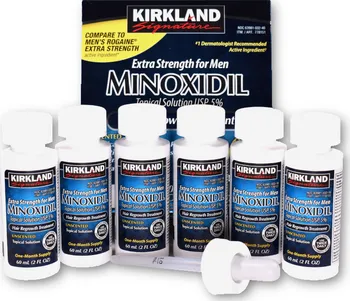 Přípravek proti padání vlasů Kirkland Minoxidil Topical Solution roztok pro muže 6x 60 ml