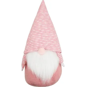 Skřítek na postavení 32 cm, růžový