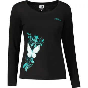 Dámské triko s dlouhým rukávem ALTISPORT CARRYOVER ALW137169 ČERNOMODRÁ XXL