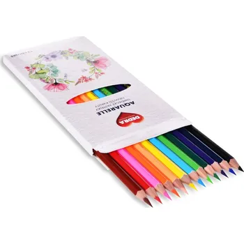 Kresba 12 ks umělecké akvarelové pastelky nejvyšší kvality, AQUARELLE