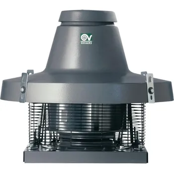 Průmyslový ventilátor Vortice Torrette TRT 150 ED 6P třífázový střešní ventilátor s horizontálním výfukem pro horký vzduch