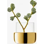 Čajový svícen / váza Aurum, zlacený - LSA