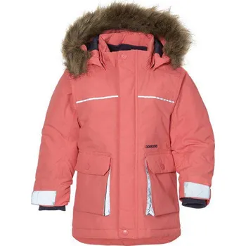 Chlapecká bunda ROSTOUCÍ zimní BUNDA Didriksons Kure - lososově růžová KONFEKČNÍ VELIKOST: 120
