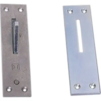 Dveřní kování Al 11054 záskočka s krytem