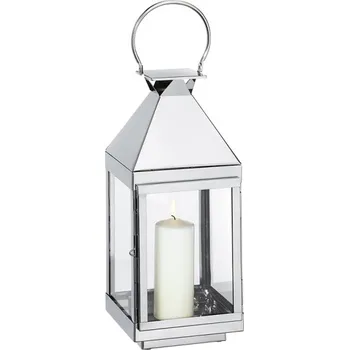 Svícen Cilio Lucerna Villa nerezová malá 16 x 16 cm