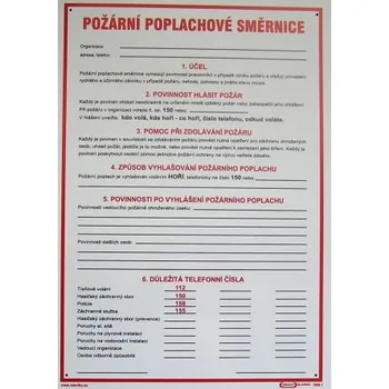 VT POŽÁRNÍ POPL.SMĚRNICE A4 p