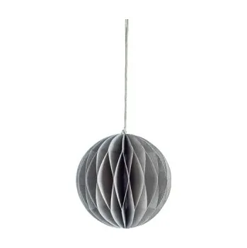 Vánoční ozdoba Papírová vánoční ozdoba Bona Grey 8 cm