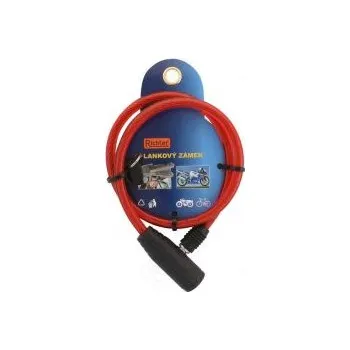Zámek na kolo Zámek lankový RL 414 červ,modr,zel.