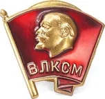 ARMÁDNÍ ORIGINÁL SSSR-CCCP Odznak (pins) 20mm Lenin Rusko komunistický svaz mládeže Komsomol