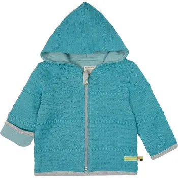 Chlapecká bunda Dětská oboustranná pletená bunda s kapucí Topaz loud + proud Velikost: 74/80