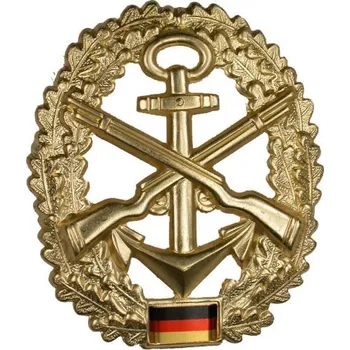 ARMÁDNÍ ORIGINÁL BW BUNDESWEHR Odznak na baret BW (Bundeswehr) MARINESICHERUNG
