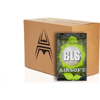 Airsoftová kulička BLS 20x BLS airsoftové kuličky BIO 0,30g, 3300 BBs (krabice) - Bílá