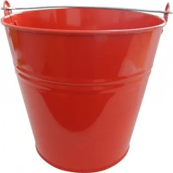 Konev Vědro 7l lakované červené