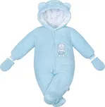 New Baby Nice Bear zimní kombinéza modrá